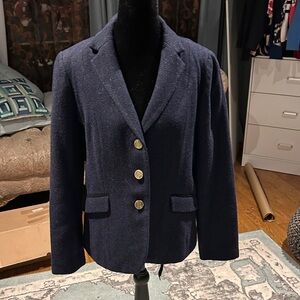 Talbots Navy Blazer with Gold Buttons